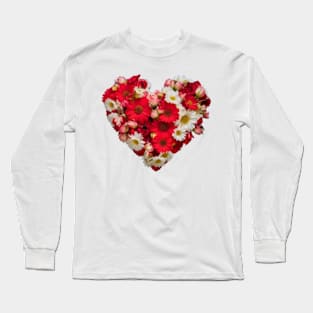 Flower Pattern Long Sleeve T-Shirt